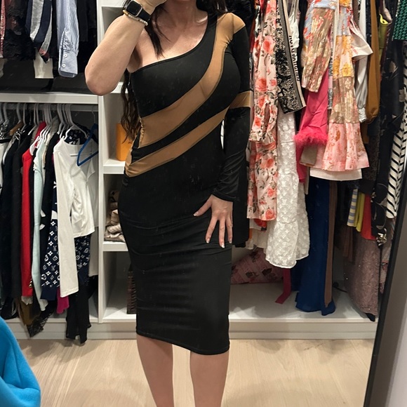 Black Mesh Dress - Picture 1 of 1